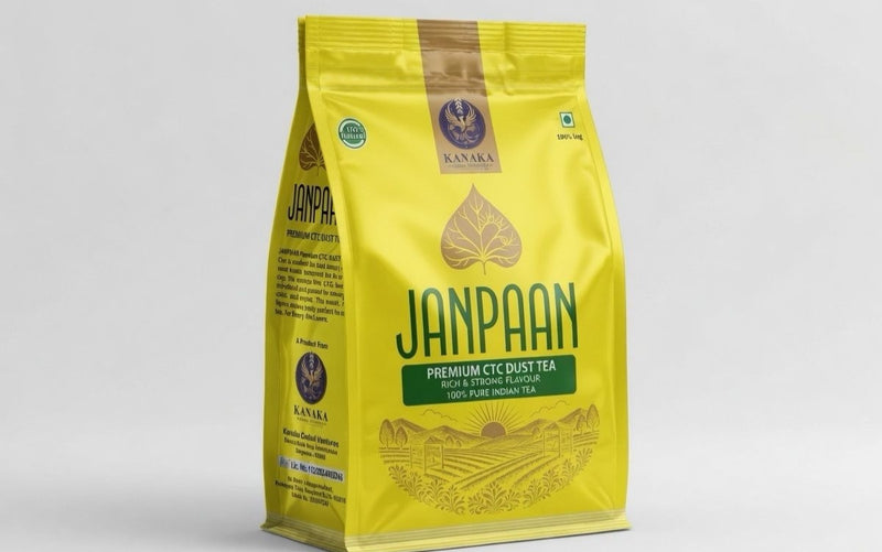 Janpaan Premium CTC Dust Tea (Yellow Pack)